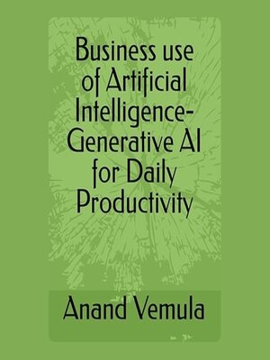 cover image of Business use of Artificial Intelligence-